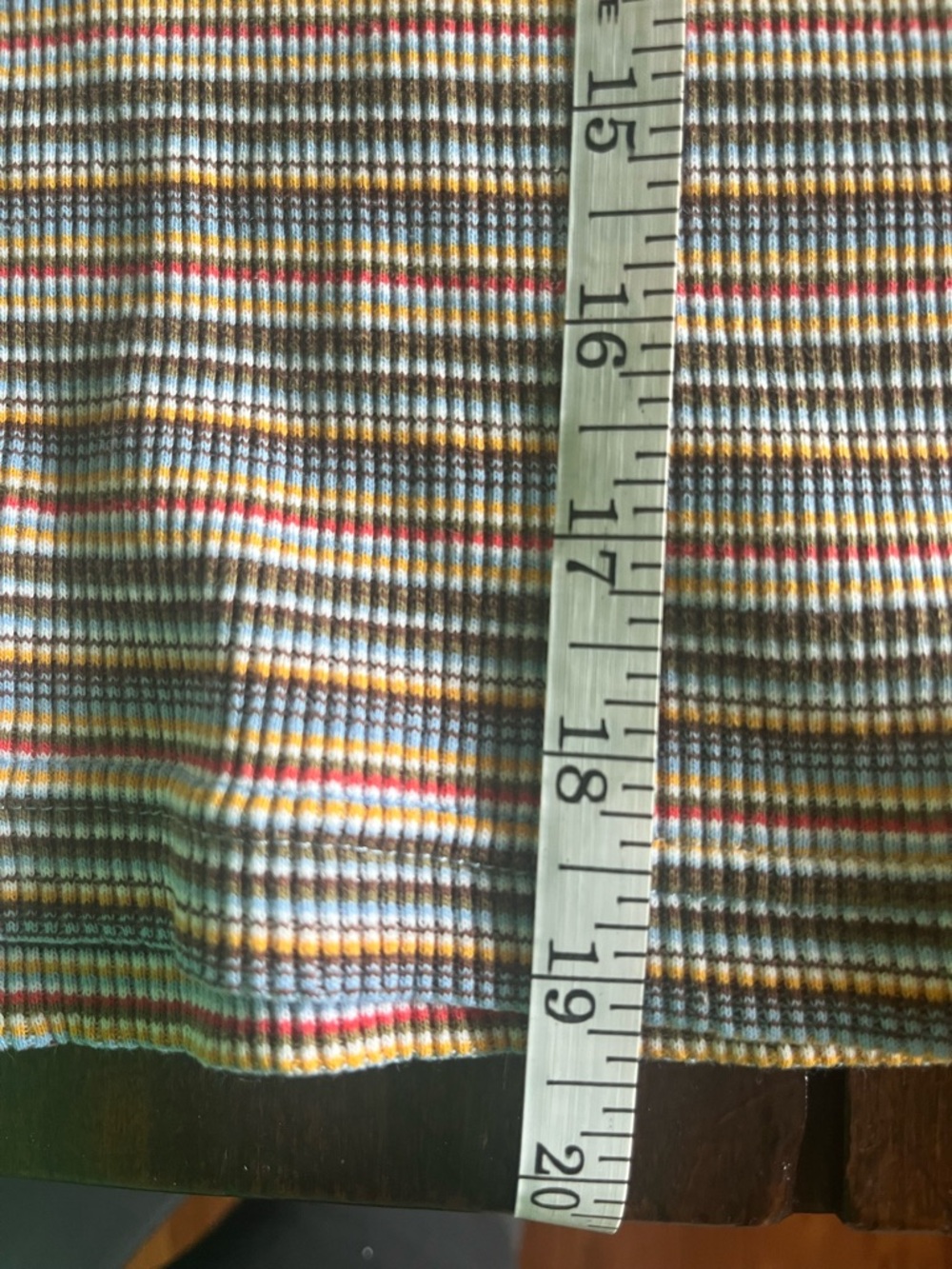 Vintage 90s Y2K One Step Up Energie Striped Crazy Stripe Coquette Tank Top L - Picture 5 of 5